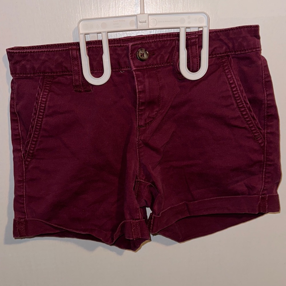 Maroon shorts